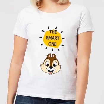 Disney Chip 'N' Dale The Smart One Womens T-Shirt - White - L