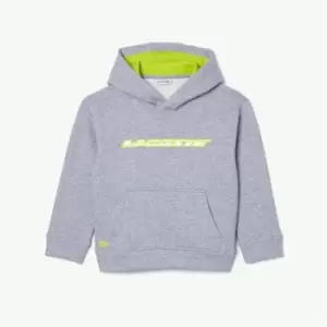 Lacoste Contrast Hoodie Juniors - Grey