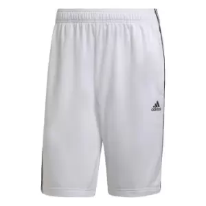 adidas Essentials Warm-Up 3-Stripes Shorts Mens - White