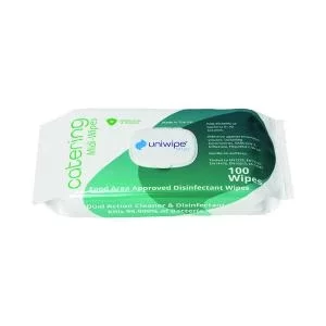 Uniwipe Catering Sanitising Midi Wipes Pack of 100 1031 UW47080