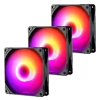 Phanteks M25 120mm D-RGB PWM Chassis Fan Triple Pack - Black