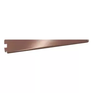 Rothley Twin Slot Shelving Kit In Antique Copper 12" Brackets And 48" Uprights