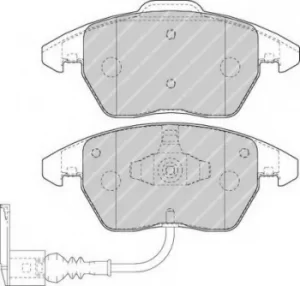 Ferodo FDB1641 Brake Pad Set Front Axle Premier Car