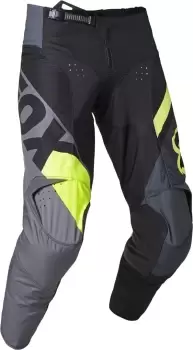 FOX 180 Xpozr Motocross Pants, black-grey, Size 34, black-grey, Size 34