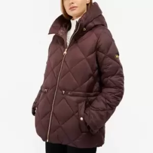 Barbour International Napier Quilted Shell Jacket - UK 18