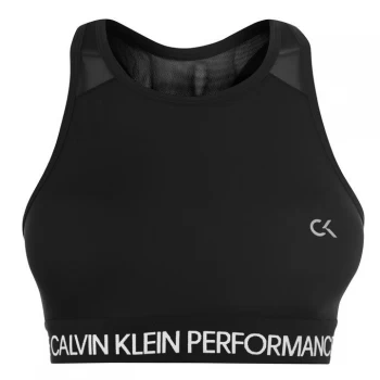 Calvin Klein Performance Medium Support Bra - Black/White