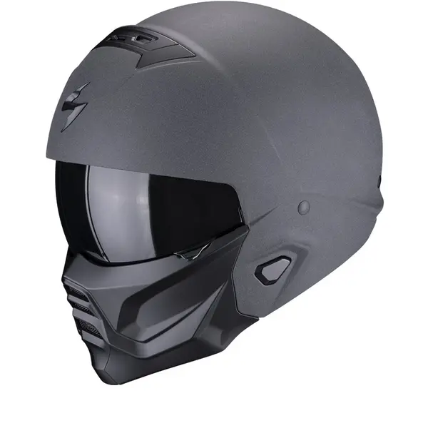 Scorpion Exo-Combat II Graphite Dark Grey Jet Helmet S