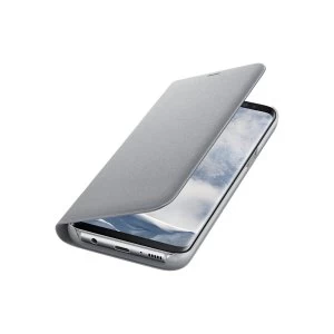 Samsung EF-NG950PSEGWW Galaxy S8 LED View Cover in Silver