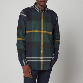 Barbour Mens Dunoon Tailored Shirt - Seaweed Tartan - XL