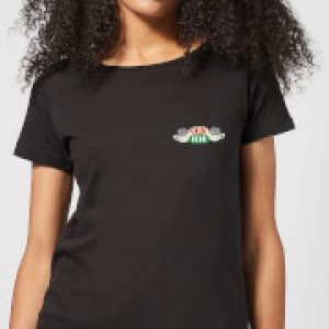 Friends Central Perk Coffee Cups Womens T-Shirt - Black - 3XL