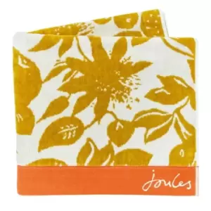 Joules Fruity Floral Cotton Towels - Metallics