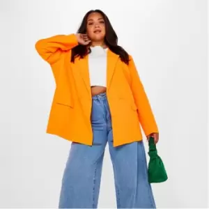 Missguided Plus Size Tailored Blazer - Orange