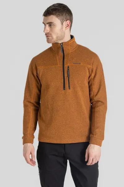 Craghoppers Pumpkin Spice Torney Ii Half Zip Fleece Orange Male L 202061UK