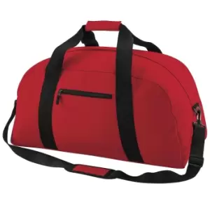 BagBase Classic Holdall / Duffle Travel Bag (Pack Of 2) (One Size) (Classic Red)