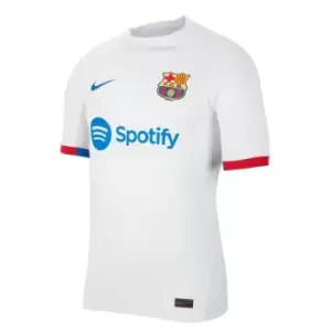 Nike Barcelona Authentic Away Shirt 2023 2024 Adults - White