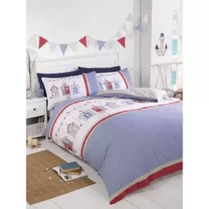 Beach Hut Duvet Set - Double