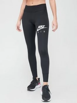 Nike Air Running Fast Gx Legging, Black, Size XL, Women