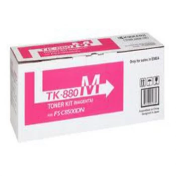 Kyocera TK880M Magenta Laser Toner Ink Cartridge