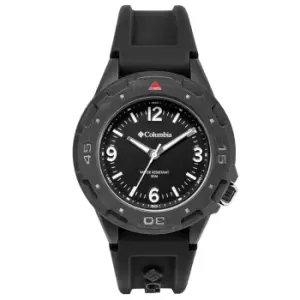 Columbia Exclusive Trailhead Quartz Black Dial Silicone Strap Watch CSS13-001