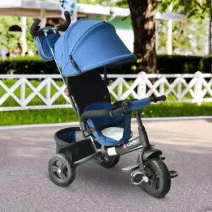 HOMCOM Baby Ride on Tricycle W/Canopy-Blue