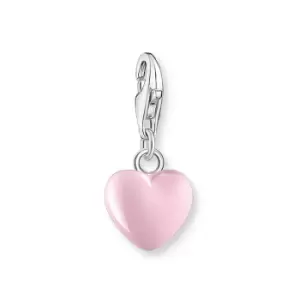 THOMAS SABO Silver Pink Heart Charm