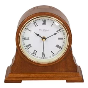 Wooden Barrel Mantel Clock 23cm