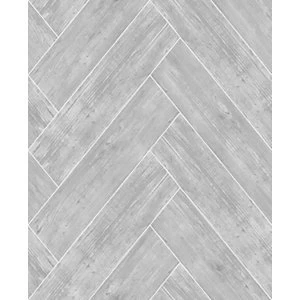 Superfresco Easy Herringbone Wood Dark Grey Decorative Wallpaper - 10m