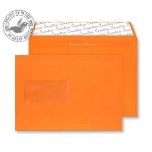 Creative Colour Pumpkin Orange PS Wallet Window C5 162x229mm Ref