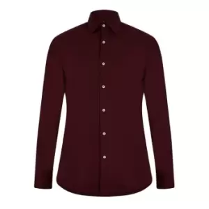 Boss Hank Plain Shirt - Red