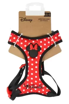 Minnie Mouse Dog Harness - Size: M/L - Red