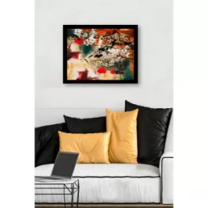 SC0602 Multicolor Decorative Framed MDF Painting