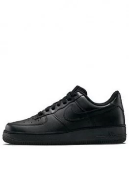 Nike Air Force 1 '07, Black, Size 6, Women