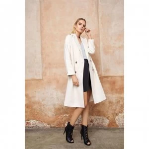 Firetrap Firetrap Blackseal Oversized Coat - Cream