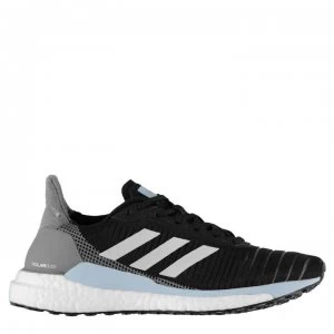 adidas Solar Glide Ladies Running Shoes - Black/Gry/Blue