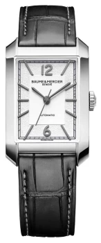 Baume & Mercier Hampton Automatic Opaline Silver Dial Watch