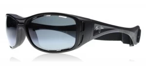 Maui Jim Waterman Sunglasses Black PC8G Polariserade 64mm