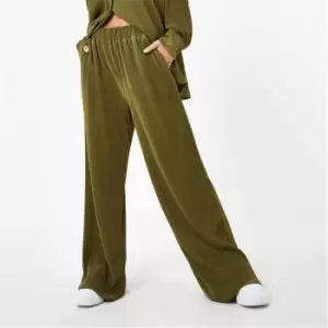 Kangol Plisse Trousers - Green