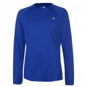 Karrimor Long Sleeved Running T Shirt Mens - Blue