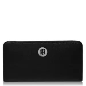 Tommy Hilfiger Core Large Zip Around Purse - Black