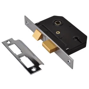 Union ES-SL Essentials 3 Lever Mortice Sashlock Chrome 65mm 2.5" Visi