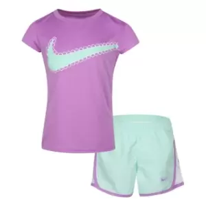 Nike IC T Shirt And Shorts Set Infant Girls - Green