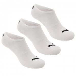 Puma 3 Pack Trainer Socks Junior - White