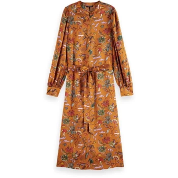 Scotch and Soda Scotch And Soda Midi Dress - combo