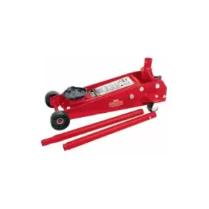 60977 3 tonne Red Heavy Duty Garage Trolley Jack - Draper