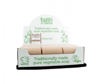 Faith in Nature Coconut Soap (Bulk) - 100g (18 minimum)