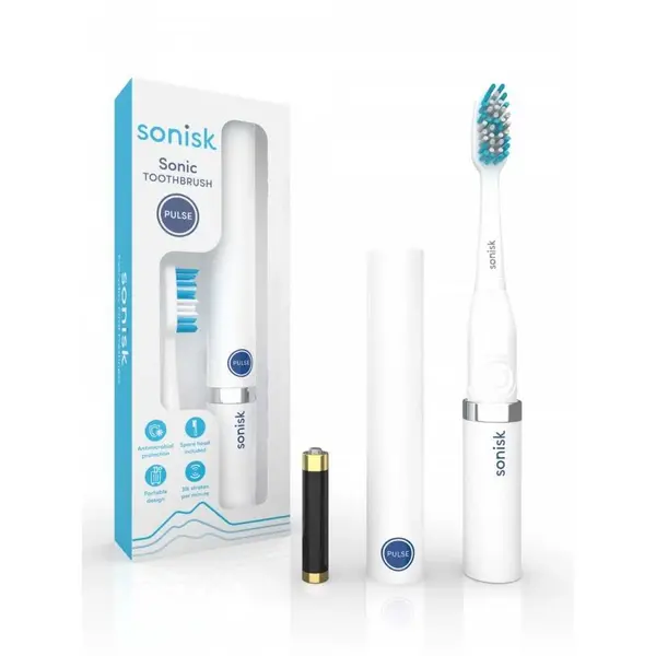 Sonisk Pulse Battery Operated Teal Toothbrush