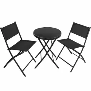 Tectake Garden Furniture Set Da¼sseldorf Black