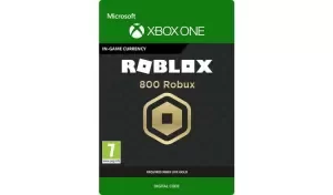 Roblox 800 Robux Currency Xbox One