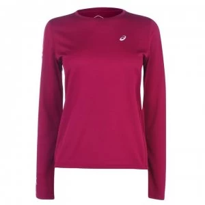 Asics Katakana Long Sleeve Top Womens - Berry