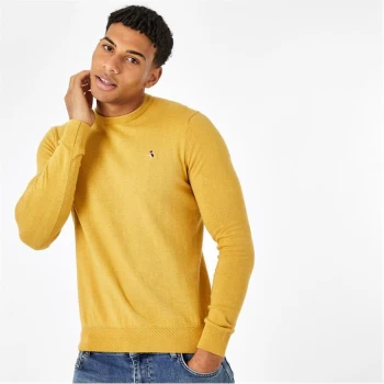 Jack Wills Seabourne Crew Neck Logo Jumper - Saffron